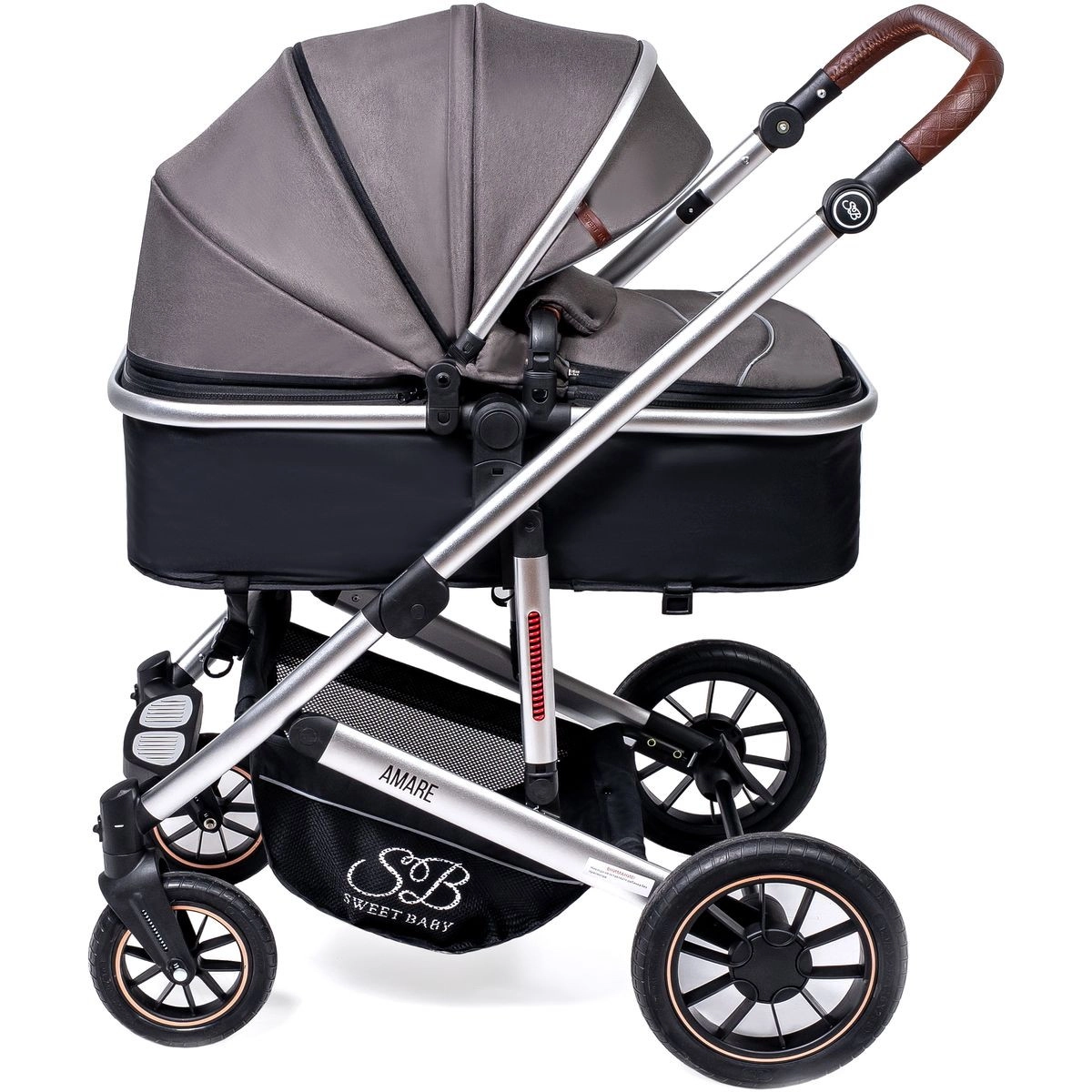 Детская коляска Sweet Baby Amare 3 в 1 Brown i998onjhpk3ur9x8ob1kez03evc9eup7