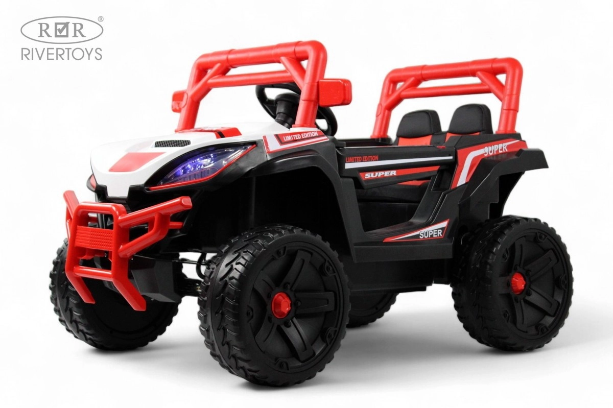Детский электромобиль RiverToys L888LL красный g3wxortfx8aav912v5l2tny7nwexhk1t