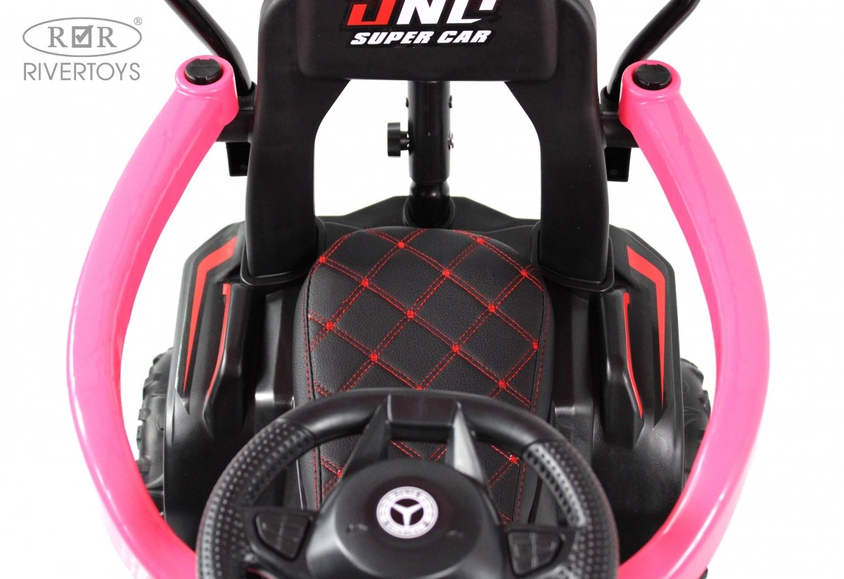 Детский электромобиль RiverToys G005GG розовый 5nl55za2riobdm12d34evrq9su9soo97