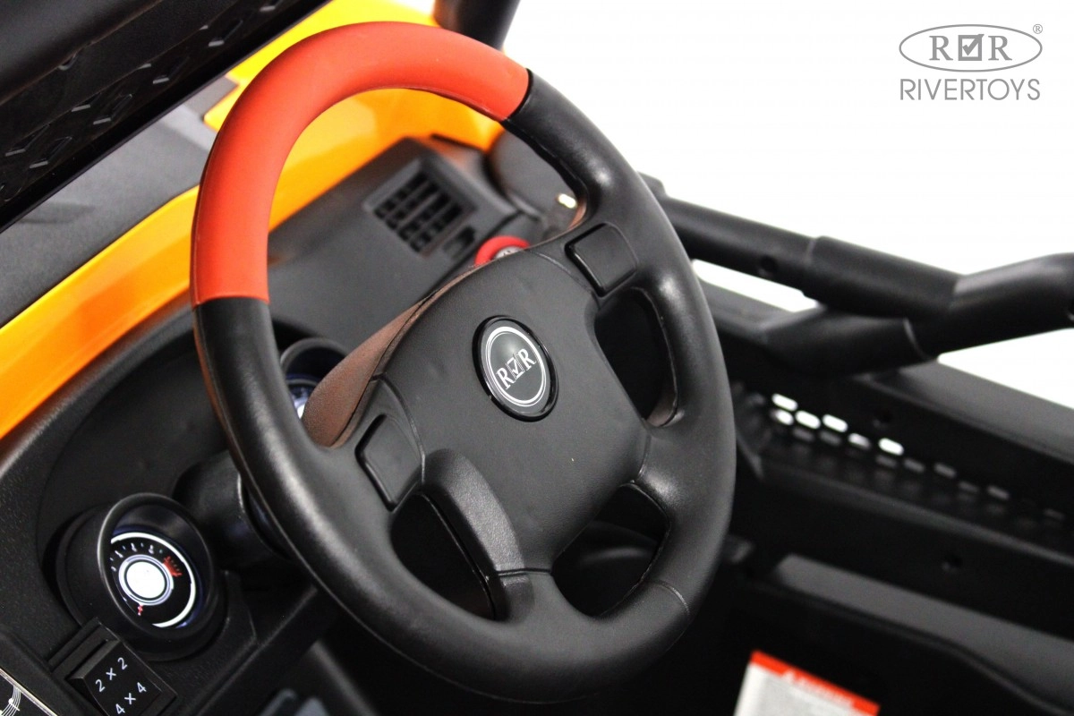 Детский электромобиль RiverToys C111CC оранжевый ia278lj75v4t6jklg4b2xarqbi34dk6x