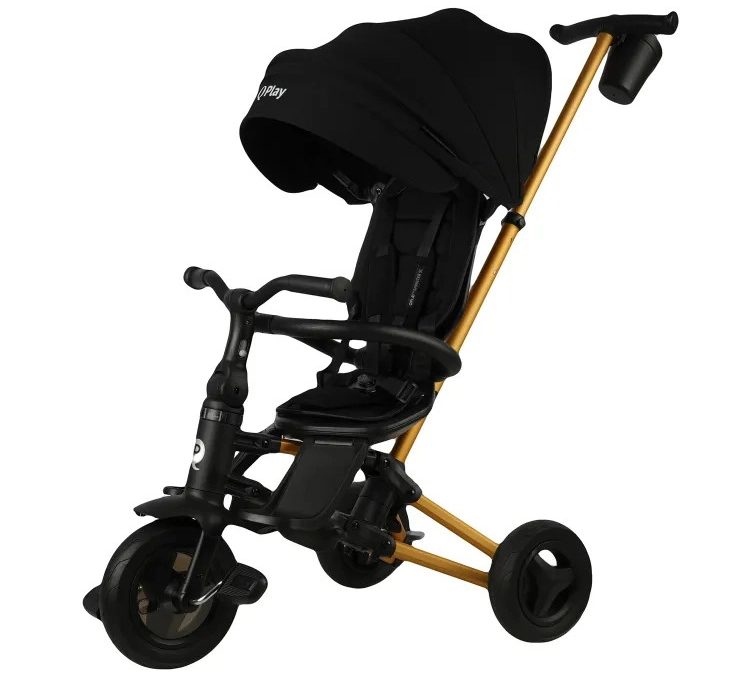 Велосипед трехколесный Qplay S700-17 SPRINTER SL (Black (Rub/Gold))