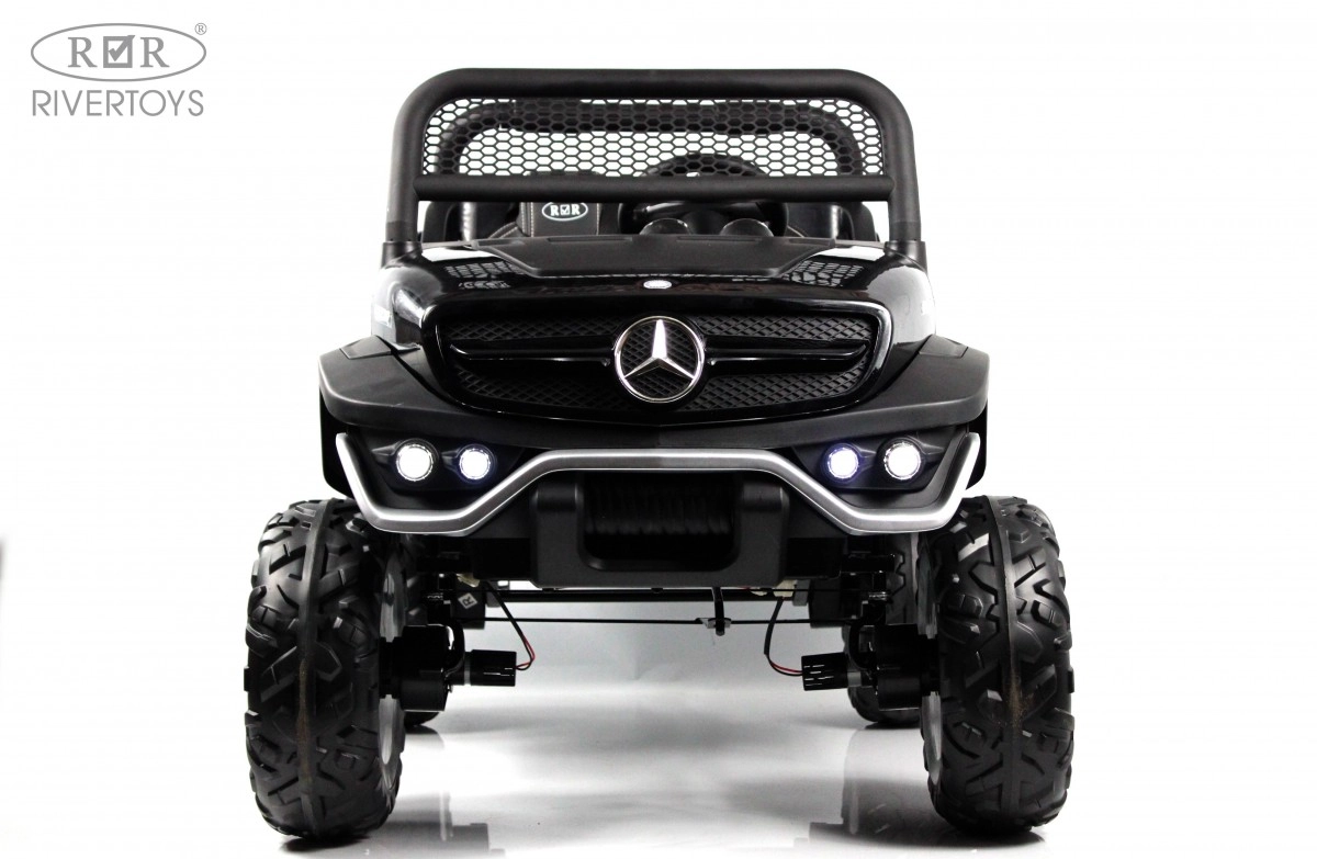 Детский электромобиль RiverToys Mercedes-Benz Unimog Concept P555BP Черный глянец yffzd2trmbvbyy3wio7cqle458zndny9