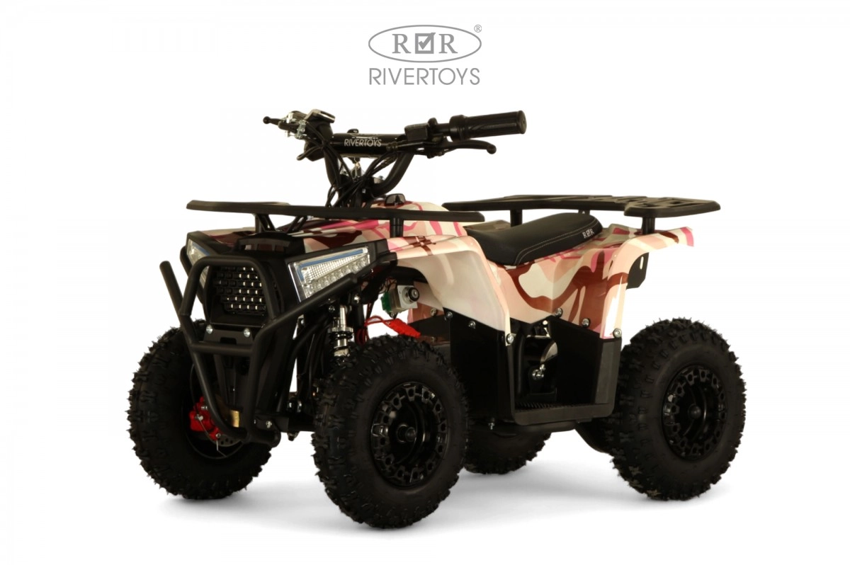 Детский электроквадроцикл RiverToys MIKA розовый камуфляж 985iyo4athetkl0imhu71rpgzbd0jpi2