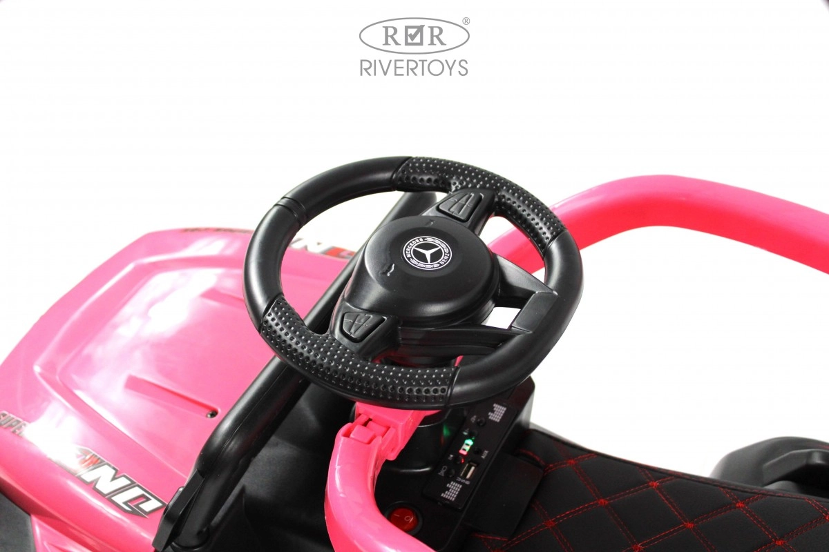 Детский электромобиль RiverToys G005GG розовый ci3y4lxqujt65179hop9c1t4x2ptiujr
