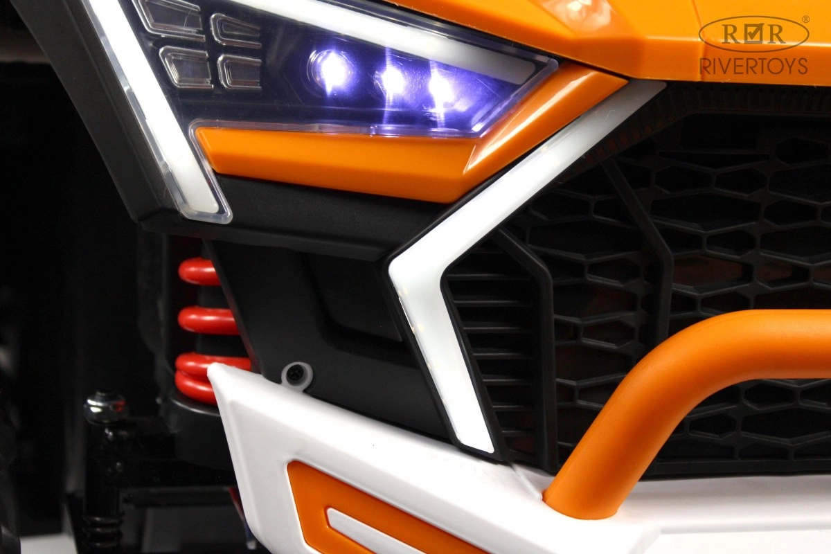 Детский электромобиль RiverToys E001EE оранжевый djy44hifigou5ms1n3w1e2vlr1f9pc4l