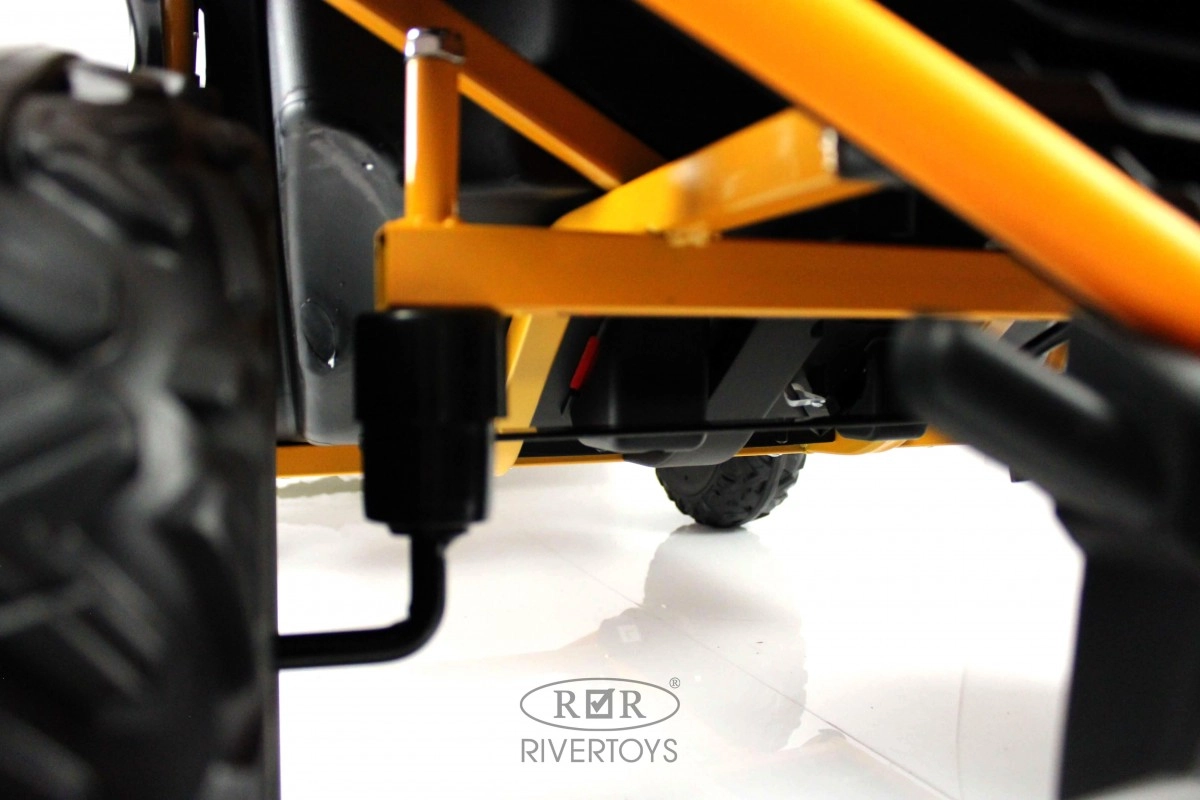 Детский электромобиль RiverToys P555PP оранжевый nanmsj3qvspdhj2vth6z6hzwosous1he