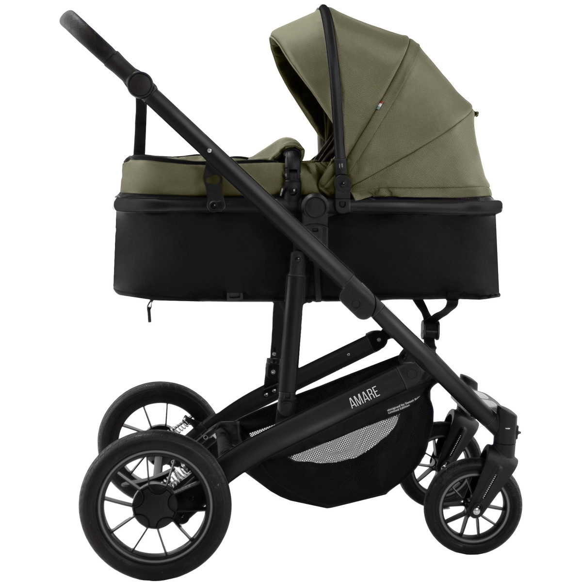 Коляска-трансформер 2 в 1 Sweet Baby Amare GL Olive qzv0ee85p837sjd8nj567cp9f7jmahis