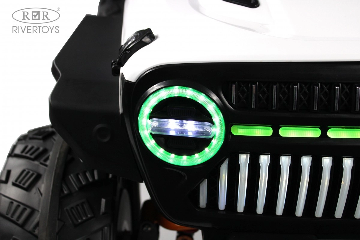 Детский электромобиль RiverToys М003БХ белый bskujylgcg3m6g39ddz7bz8qijtnm1wd