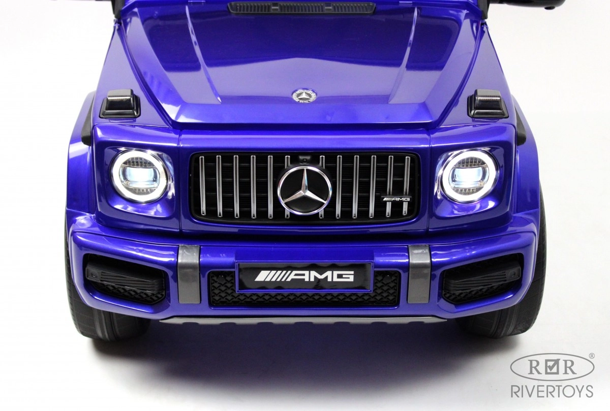 Детский электромобиль RiverToys Mercedes-AMG G63 K999KK синий глянец 45wy2u8mgfzbvn54yxjj4hd5qlq14rua