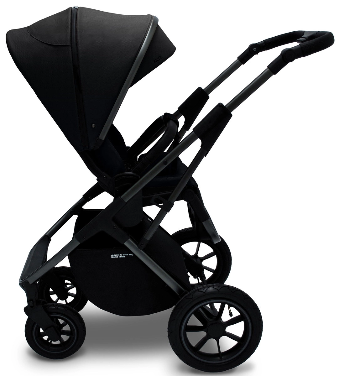 Коляска 2 в 1 Sweet Baby Ricci Black 27l6kdz2p63avwnxt30ci1d2k5f4dlbo