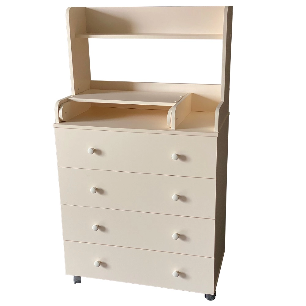 Пеленальный комод Кедр Виктория Компакт (Слоновая кость)