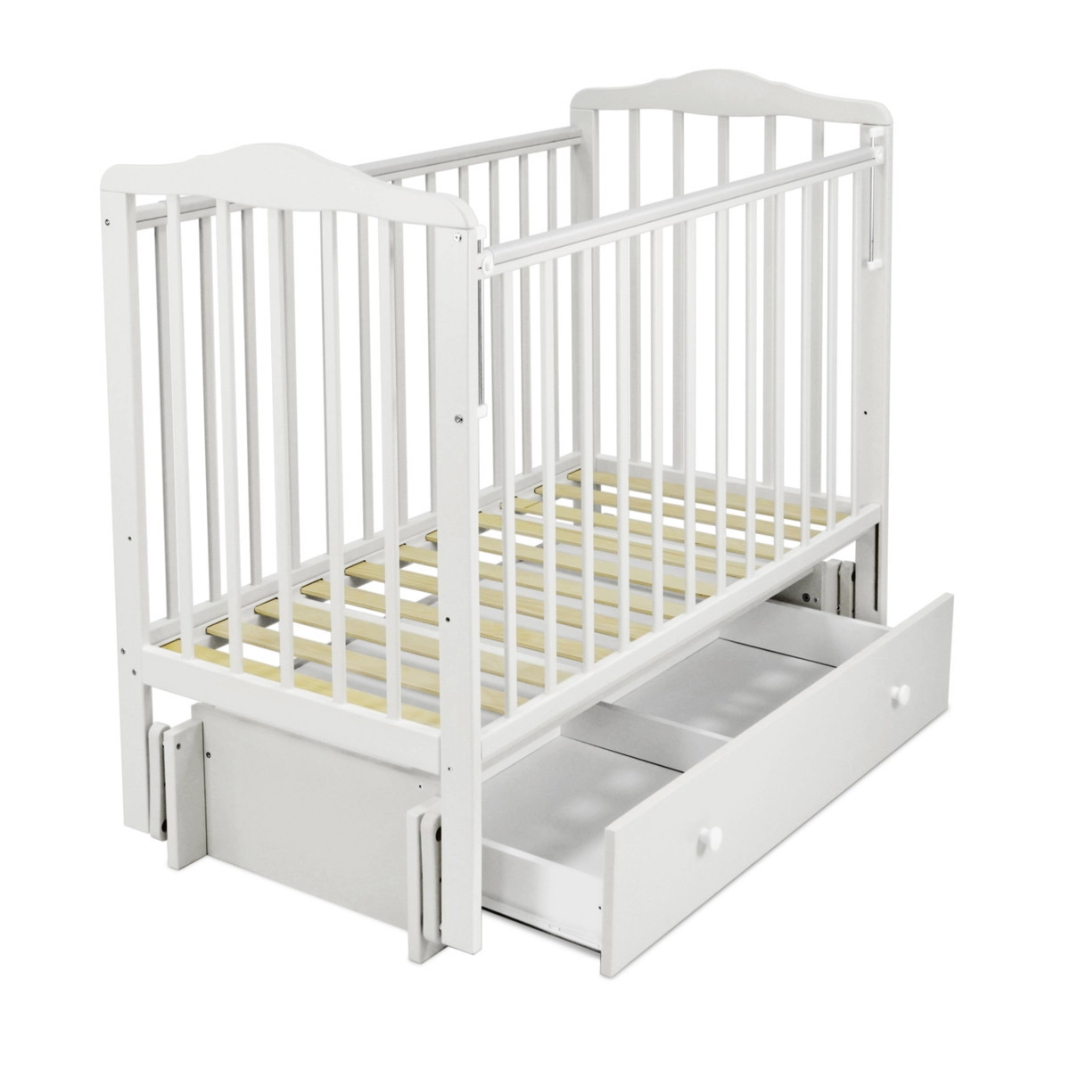 Детская кроватка Sweet Baby Primi Sogni с маятником и ящиком Белый 8mj2kf00vdz4rr2lj5h3a180opb4na0n