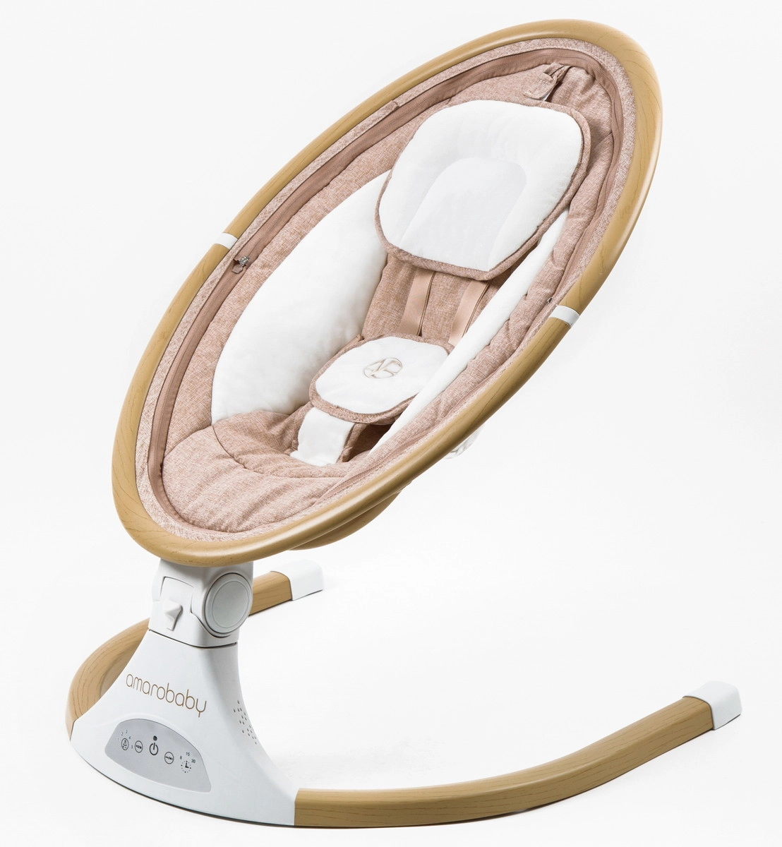 Электрокачели AMAROBABY ERGO SWING Бежевый  bfjmbzhj61pl27busylwcab0p59jq0tw