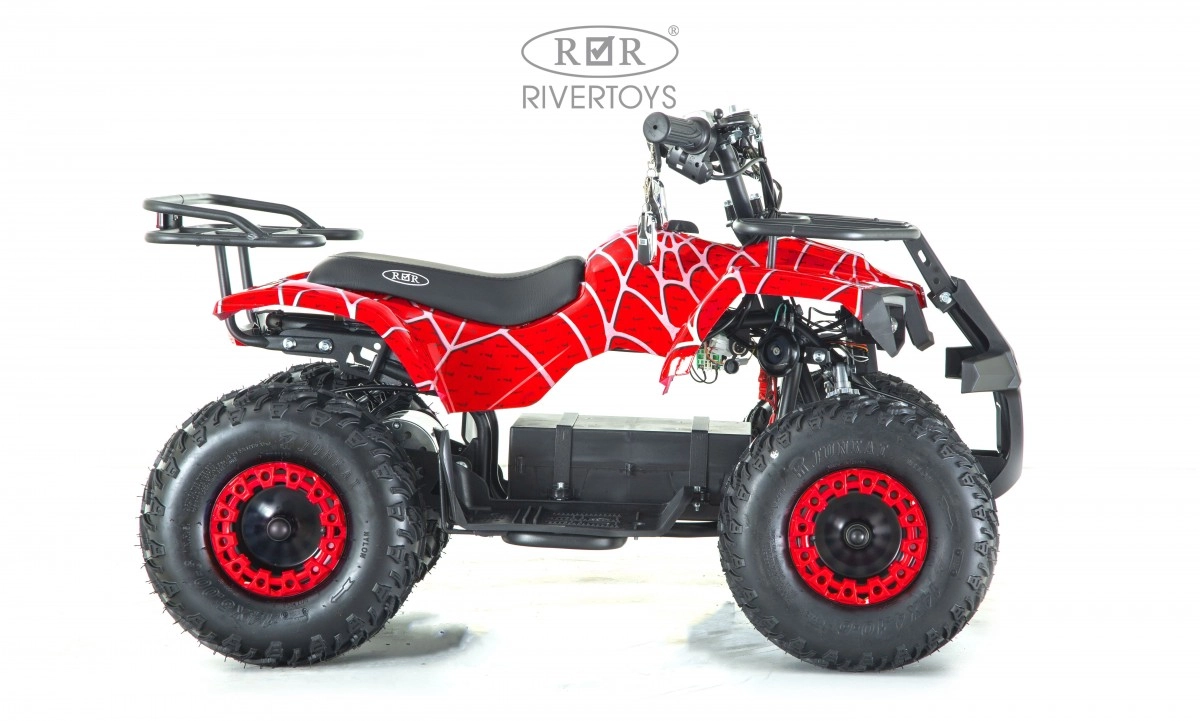 Детский электроквадроцикл RiverToys TIKI LUX красный спайдер 5sberwp16gpt6dd4bh9kxyc6aat8c24k