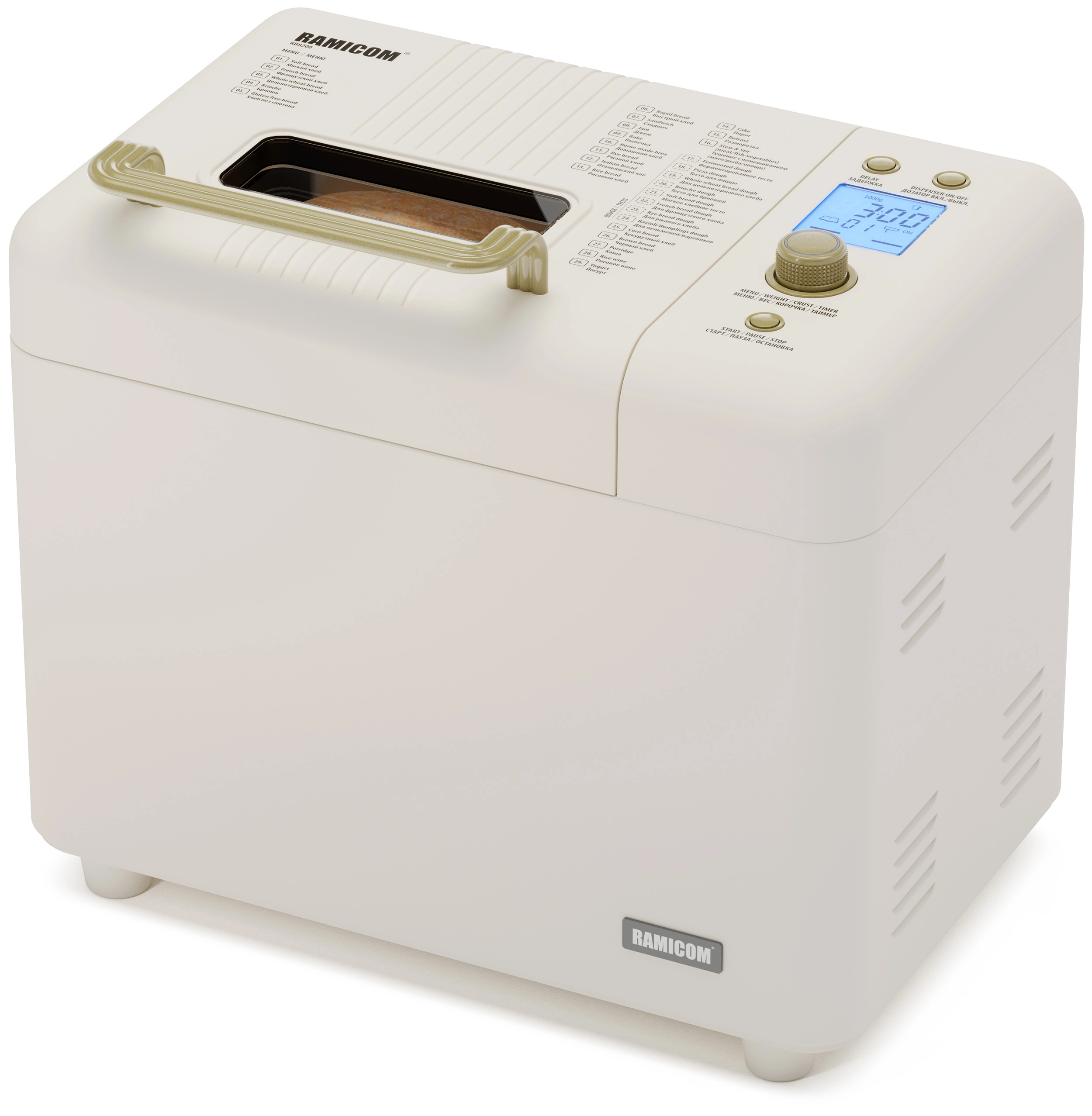 Хлебопечка 29-в-1 Ramicom Premium Style (RB8200)