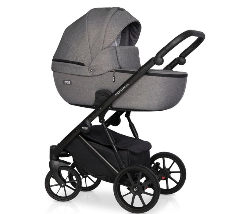 Коляска 2 в 1 RIKO BASIC MONTANA 04 графит 289y1eshst10pngge3wrhmzqakll548h