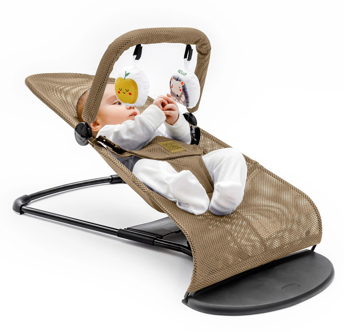 Шезлонг Amarobaby Baby time Бежевый yseal602h703oljtb0go3us9w04k4d2w