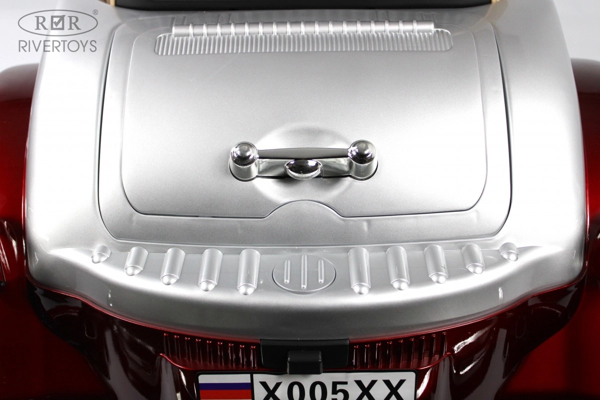 Детский электромобиль RiverToys X005XX красно-серебристый 1ricawlcilhk2rdetle5iab0s6n2cvbz