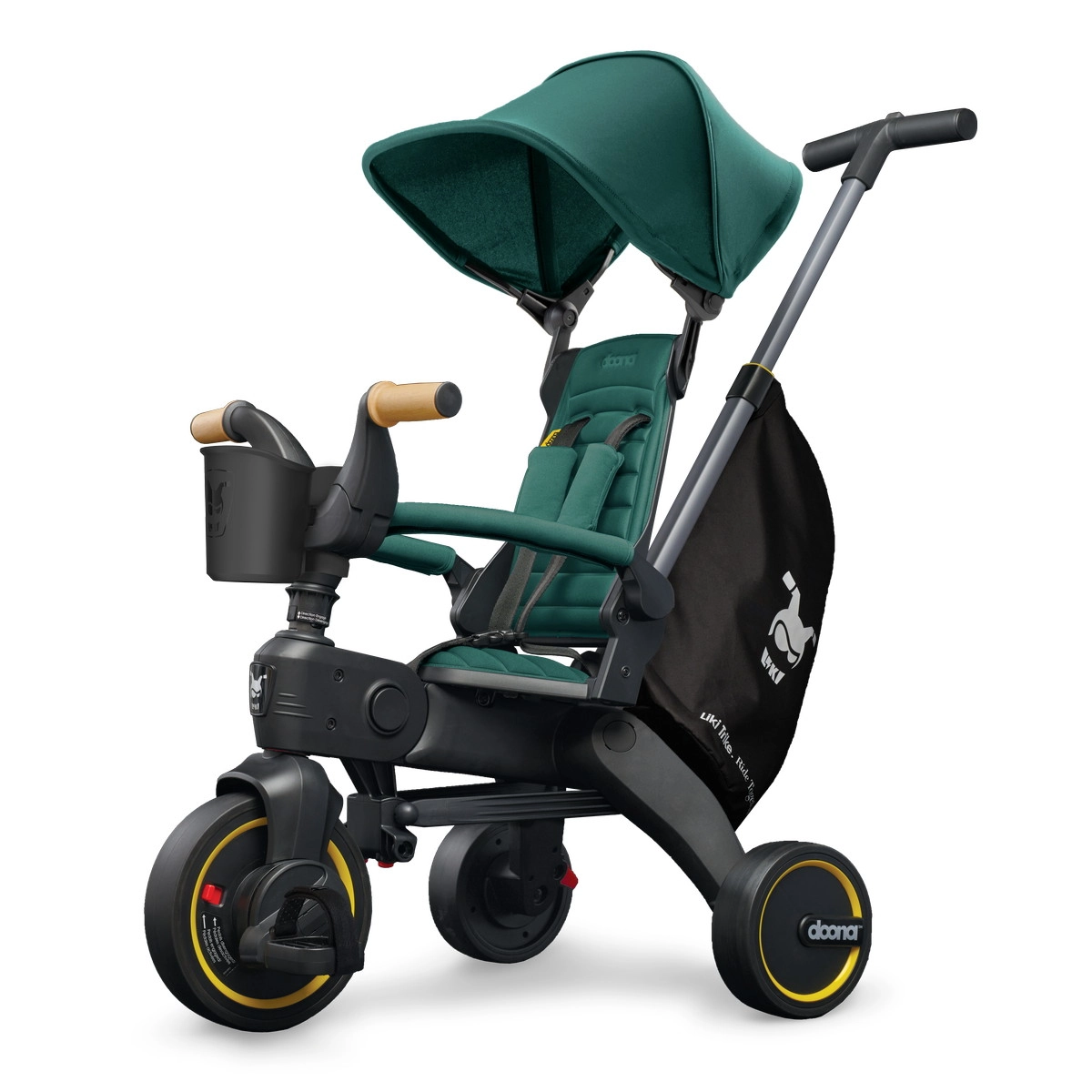Детский складной трехколесный велосипед Doona Liki Trike S5 (Racing Green)