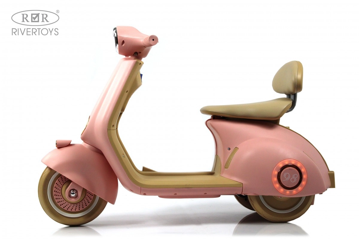 Детский электроскутер RiverToys K777PX-A розовый aqt6d6h1gb9hpianqtyik4rog9cp5t5m
