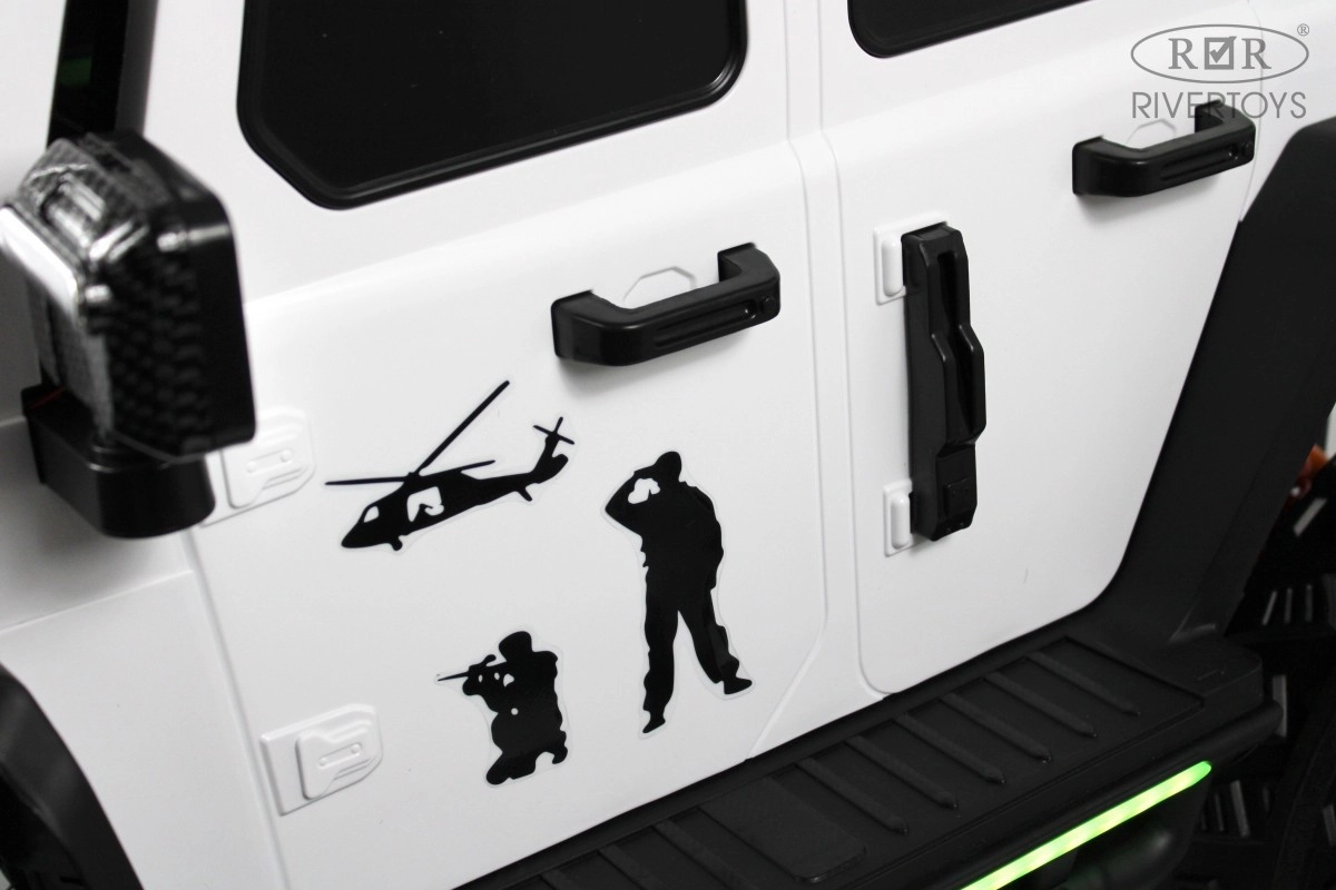 Детский электромобиль RiverToys М003БХ белый x53842ixh9uiuavqecij9t5svwc876r5