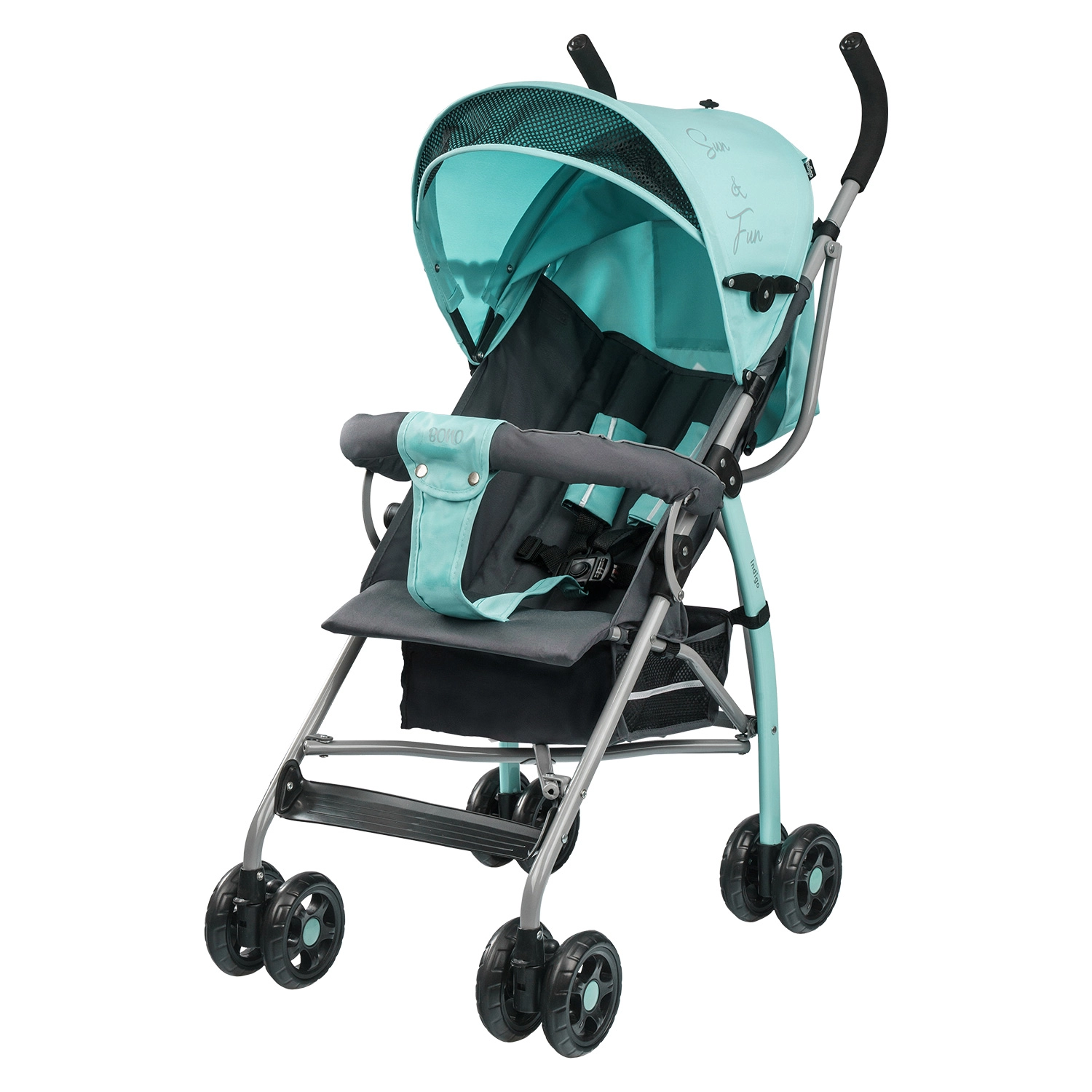 Коляска-трость INDIGO BONO мятный 7be290e0e27ba6d8fa28a7296e71a16a