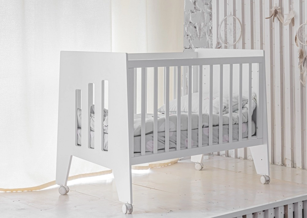 Кровать-стол ANTEMI Mia 120х60см (Белый/Белый)