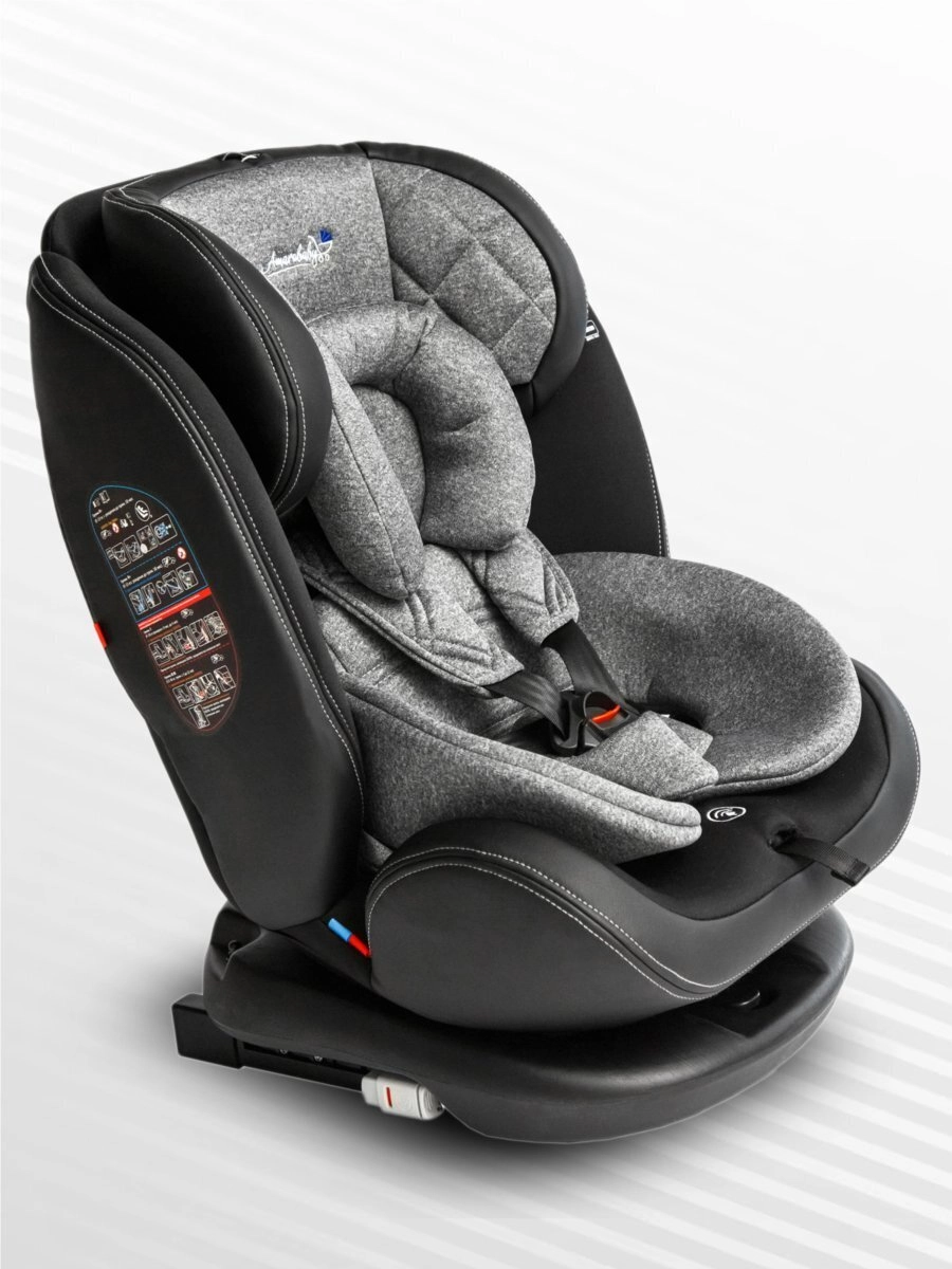 Автокресло AmaroBaby ST-3 isofix (Серый)