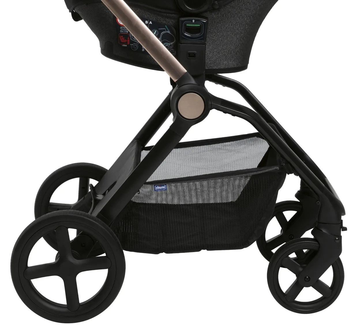 Коляска Chicco Mysa 2 в 1 Black Satin htlm4gaepk2zt2ytfh2gozt0b06wuu37