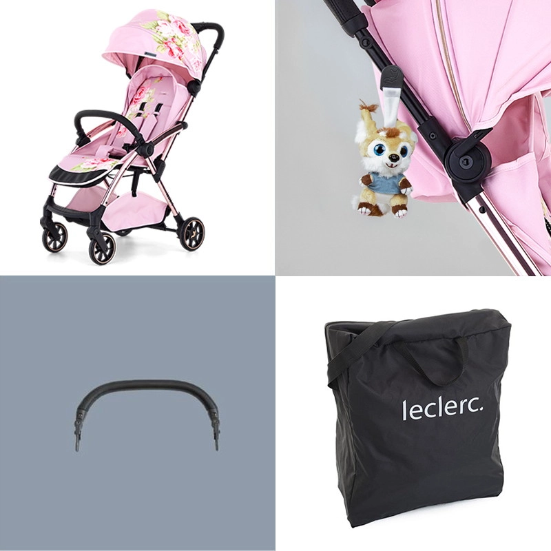 Прогулочная коляска Leclerc Baby by Monnalisa Antique pink qm4pb7tl2v40kuc28ezdy8ljnc3vu4td