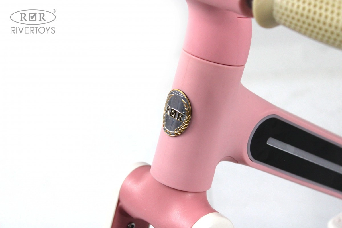 Детский беговел RiverToys HB-002 розовый u8hq5djxdmg3vmy1a9tqu9qo7xpqq179