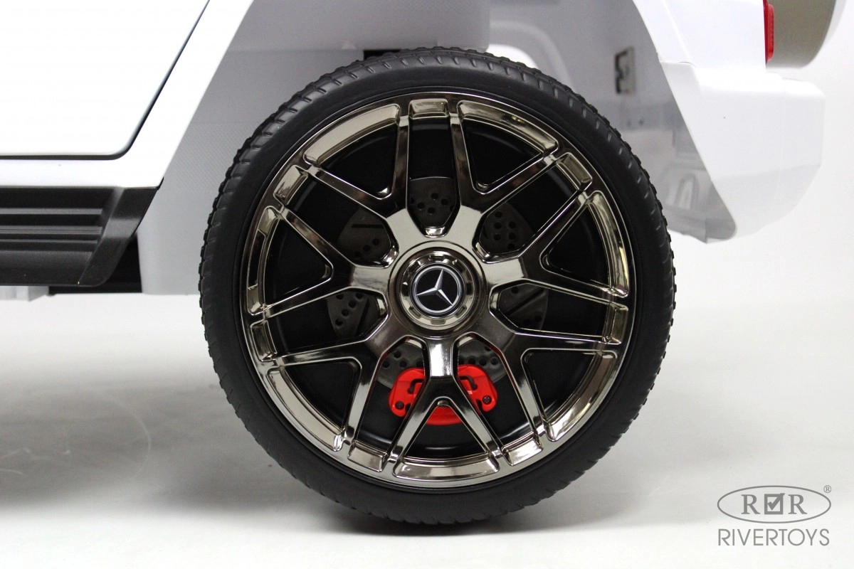 Детский электромобиль RiverToys Mercedes-AMG G63 (S307) белый 5e00xx1k8tyskki62jqpv1knh78ysgpq