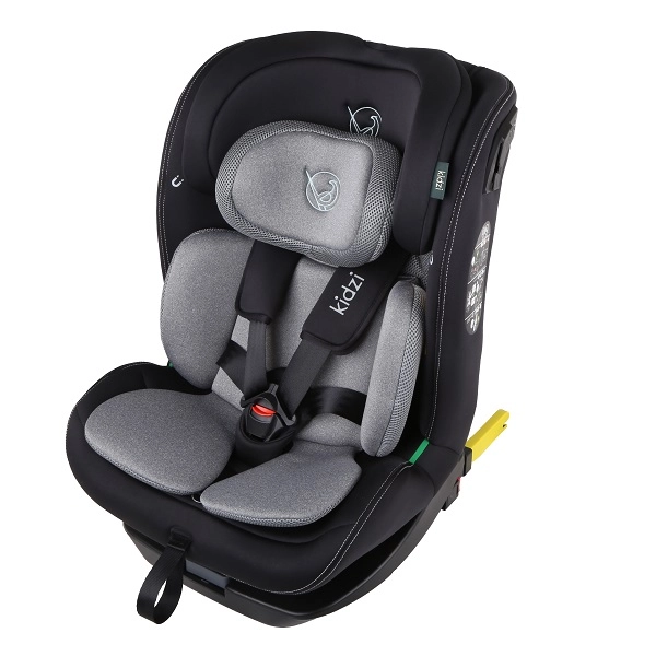 Детское автокресло Kidzi SPIN 360 i-SIZE (серое)