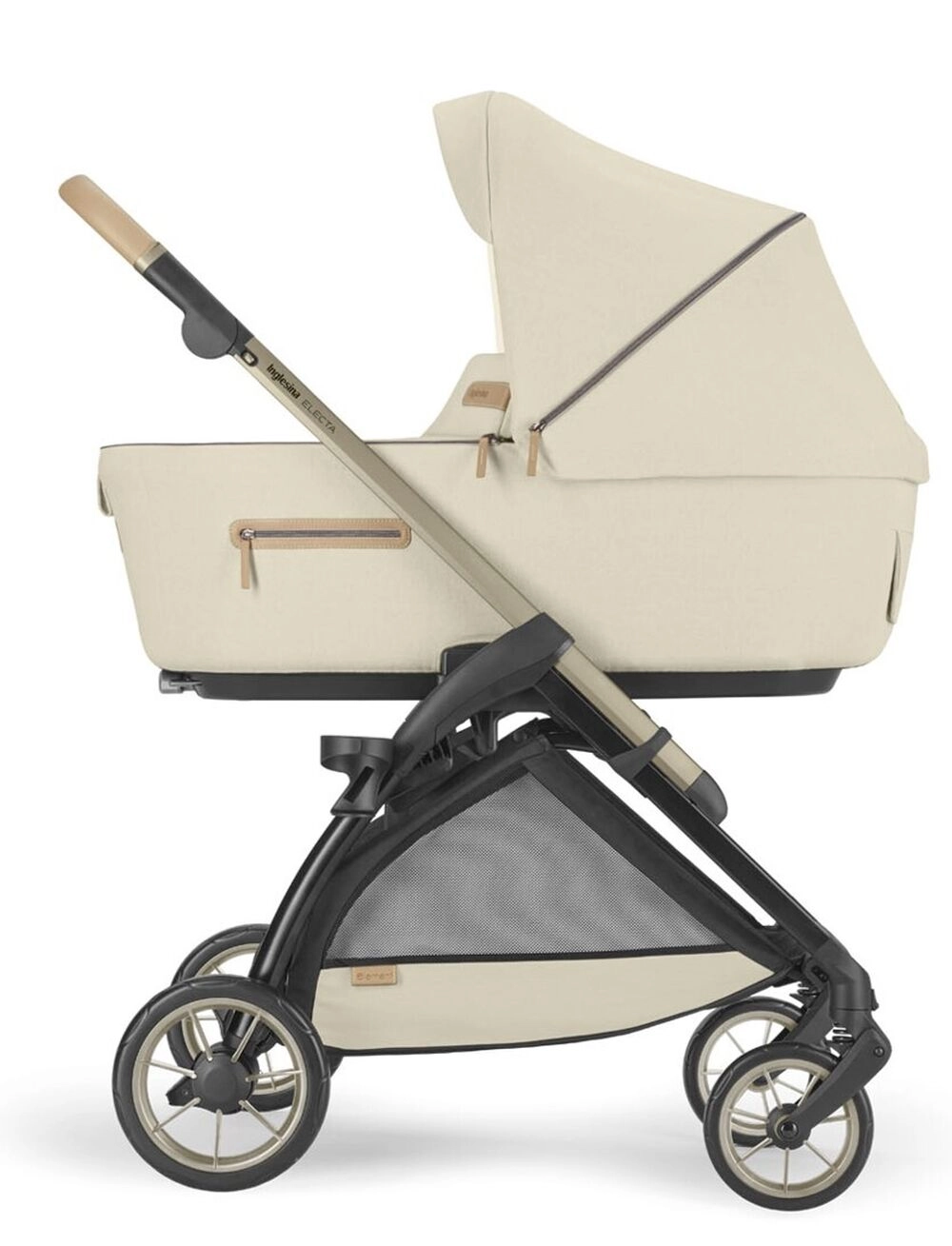 Коляска 3 в 1 Inglesina Electa Element c подставкой под люльку Stand Up Pure Ecru 07bab9f1f17734bfa0120e8d9c533601