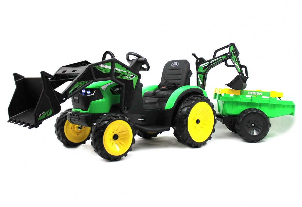 Детский электромобиль RiverToys экскаватор-погрузчик A777MP GREEN зеленый 509xqbaih1ty5gylsllnm5xcnknl86eq