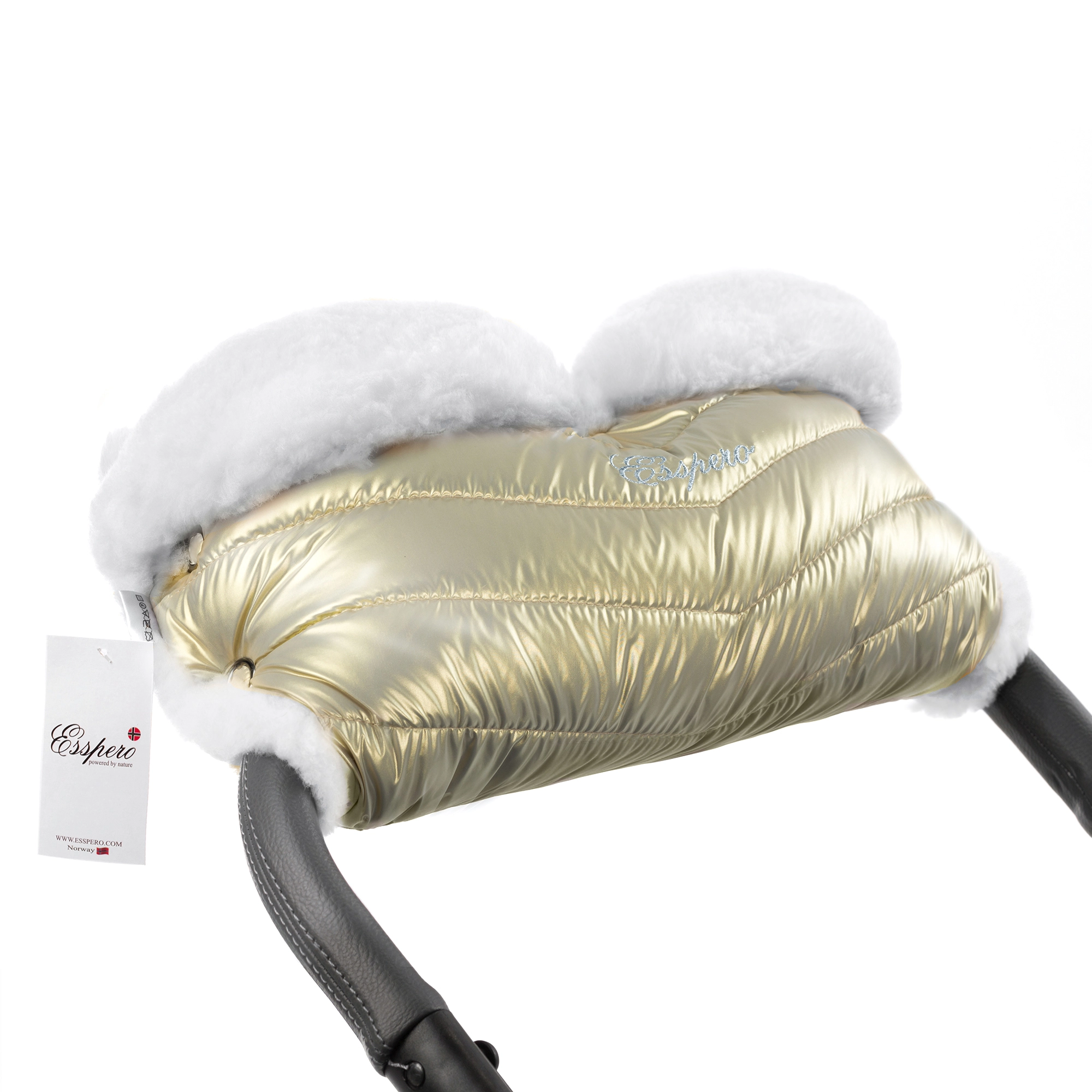 Муфта для рук на коляску Esspero Cosy White (Gold)