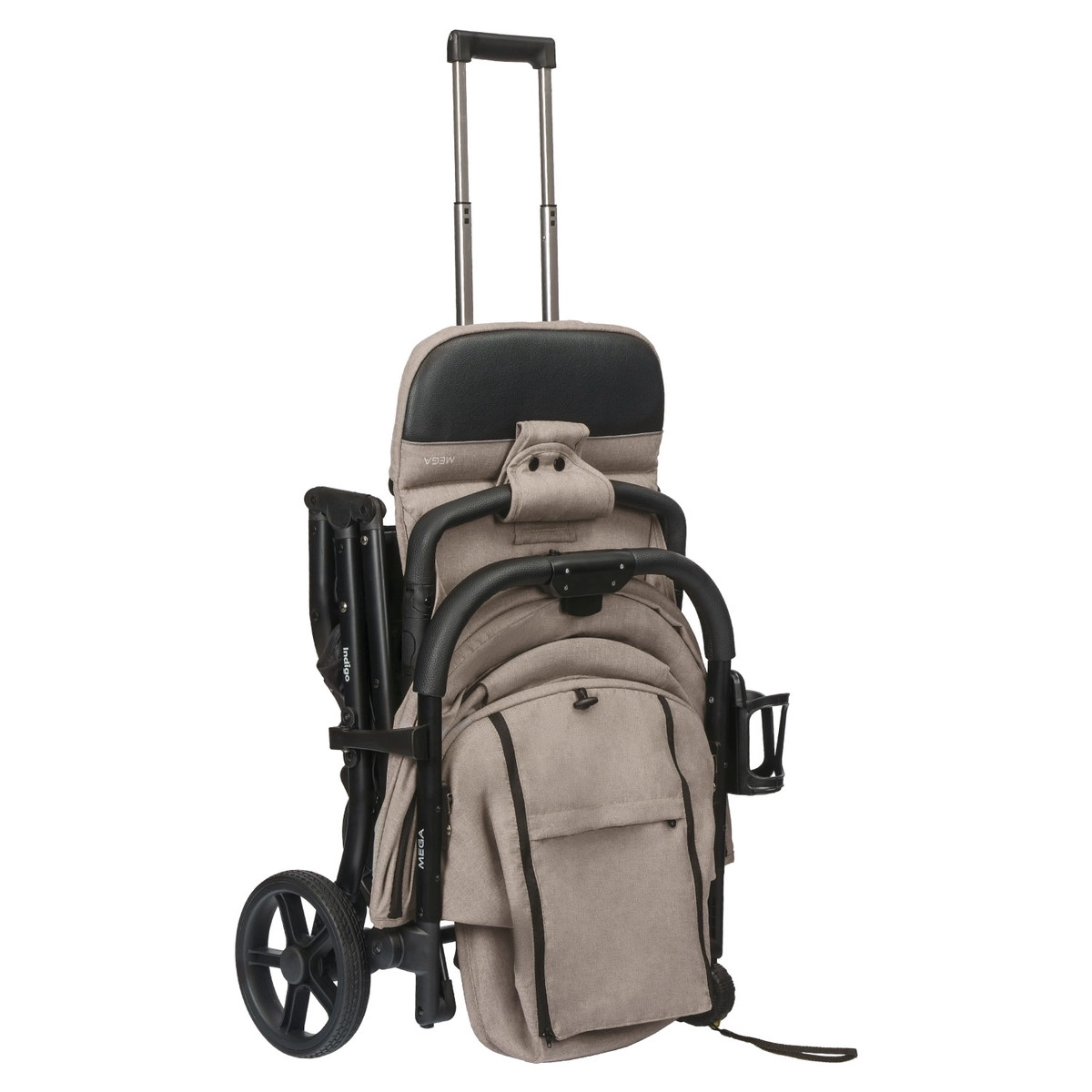 Прогулочная коляска INDIGO MEGA бежевый q9ehucriibk20kg3590dywo2pzaciuxt