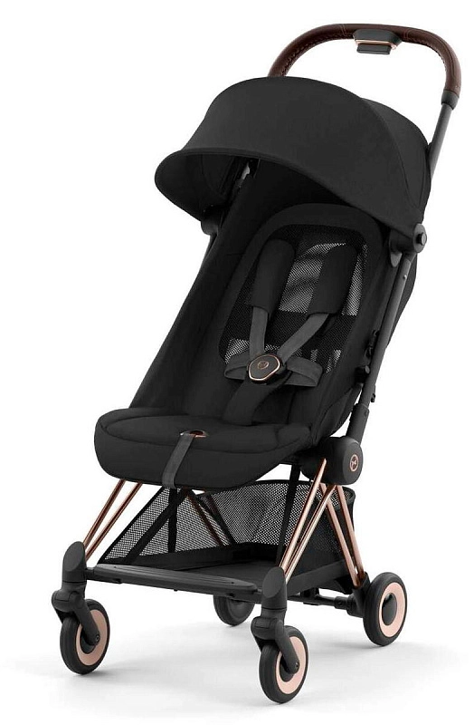 Прогулочная коляска Cybex Coya Sepia Black с дождевиком и бампером доп3
