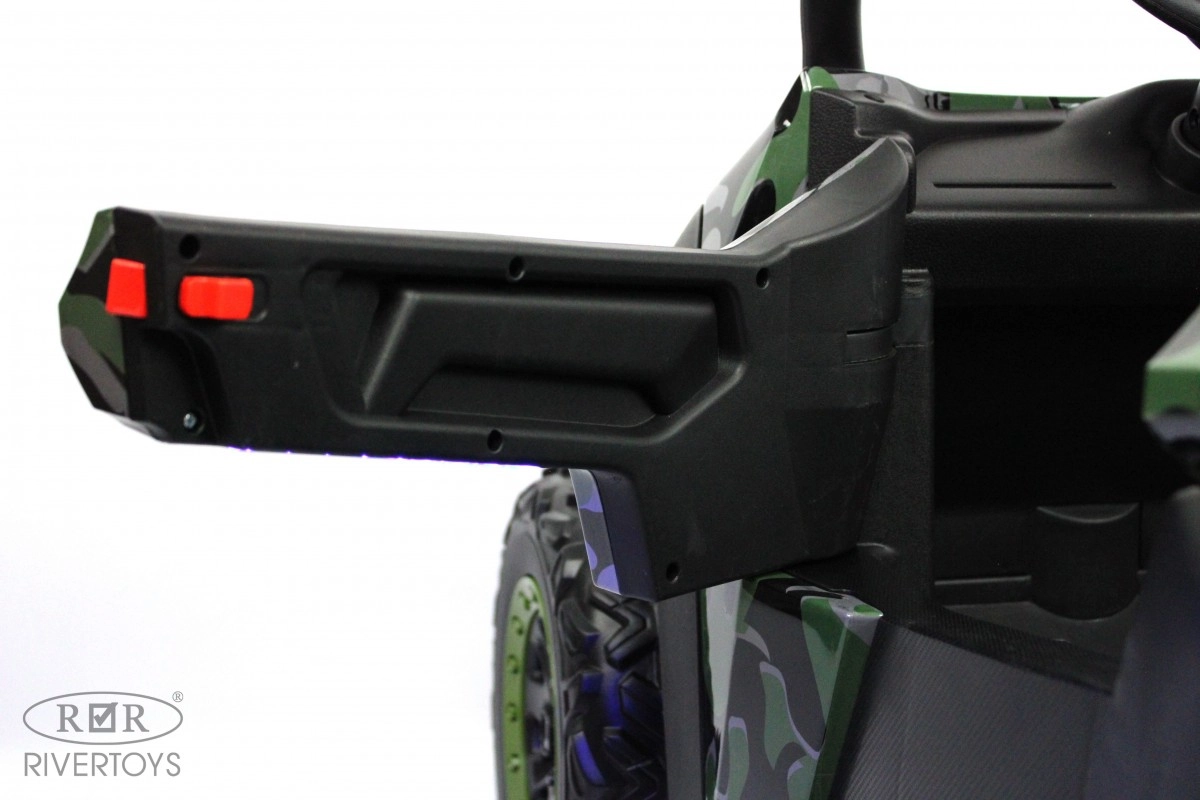 Детский электромобиль RiverToys T777TT 4WD зеленый камуфляж lf0m7i9qo3hzvuzm7ry44z207k7j31jx