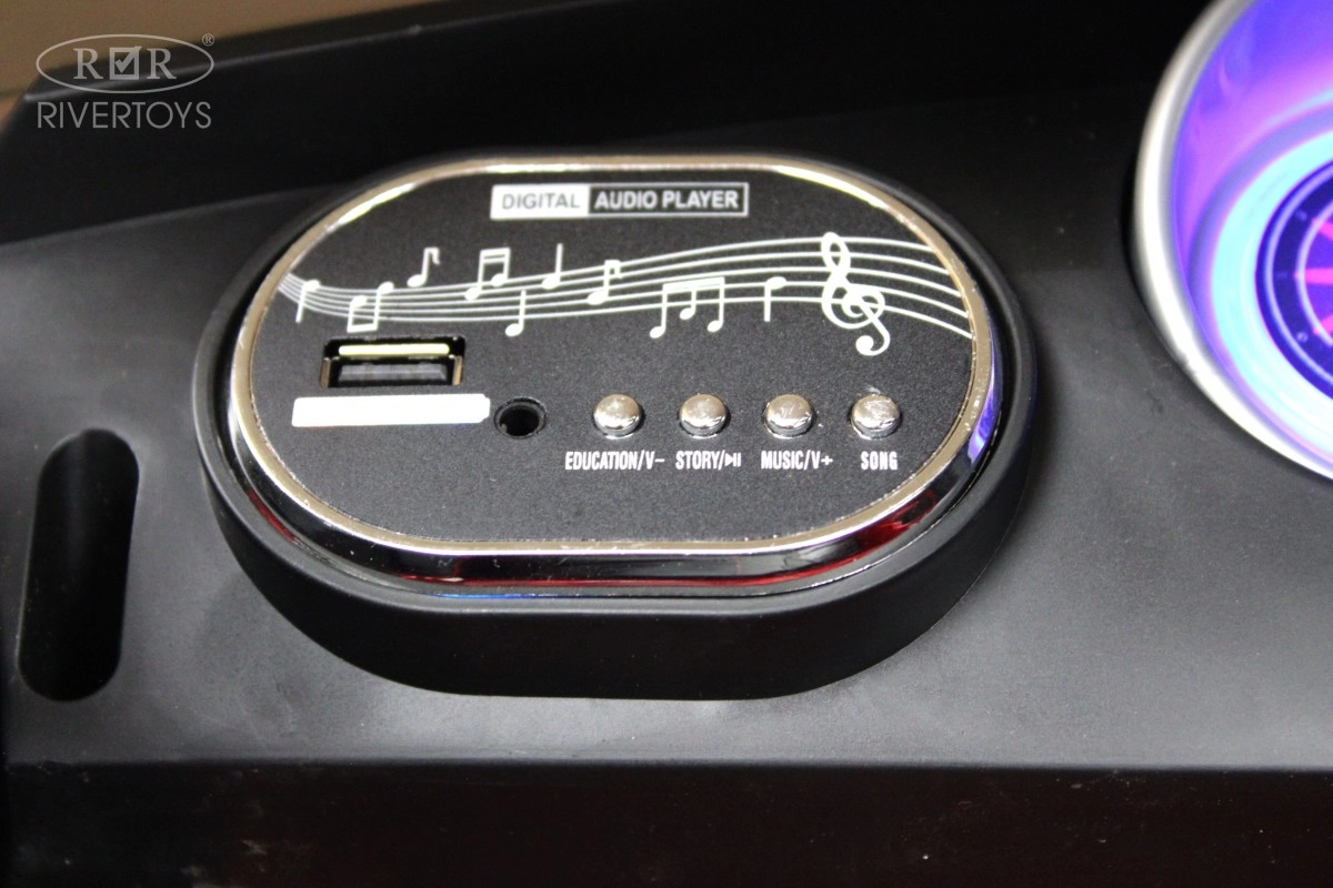 Детский электромобиль RiverToys X001XX черный глянец g00sj54j2mza1jd41pvb89fl67vxvc10