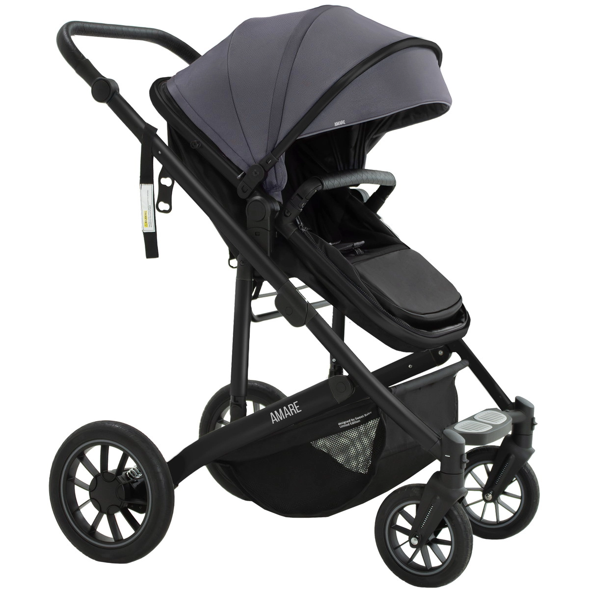 Коляска-трансформер 2 в 1 Sweet Baby Amare GL Grey i8zeh1mzfj8co3z5zlrhgtljyqt1c53k