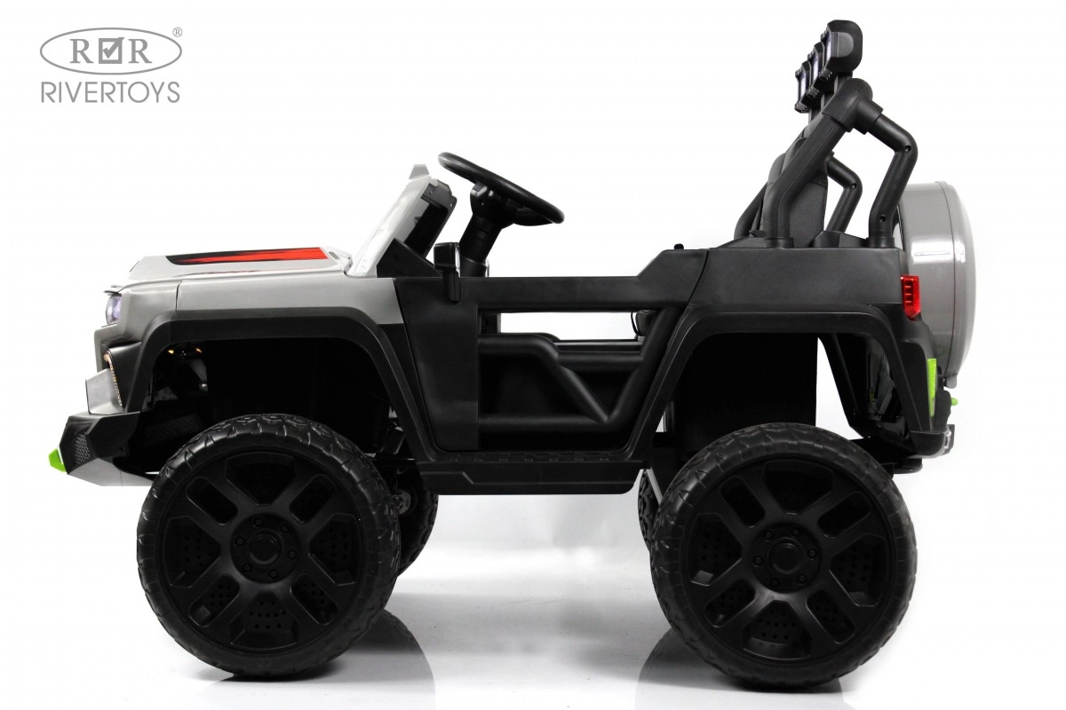 Детский электромобиль RiverToys X888XX серый cxbi7e386amydiccwivp1w1rlbl4v5fq
