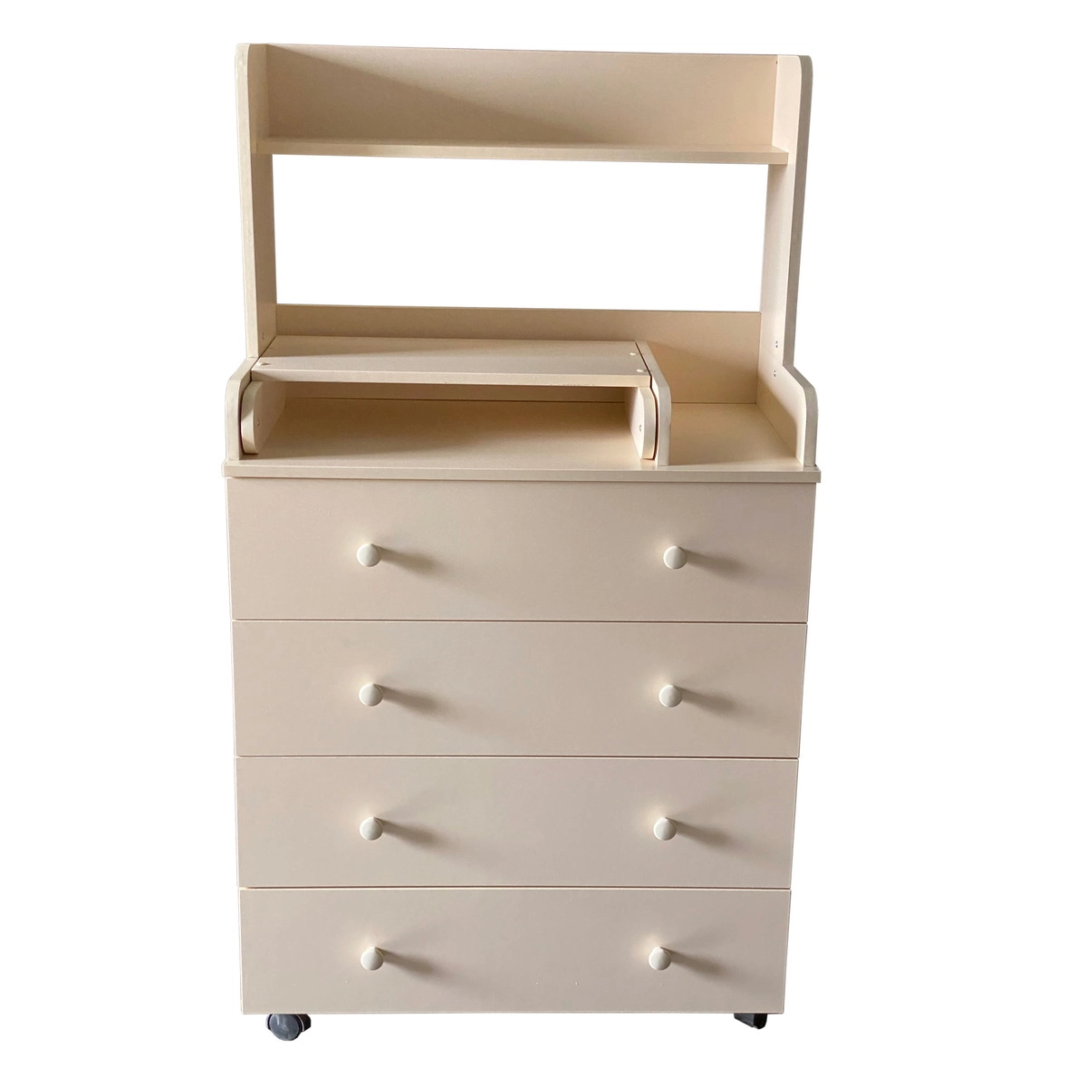 Пеленальный комод Антел Ульяна (1) ЛДСП 800/4 с полкой Слоновая кость 9ygjjqepv38sc50cilmxudifl67aoxfl