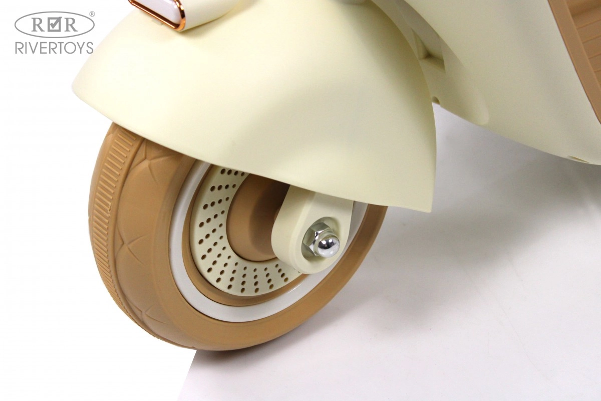 Детский электроскутер RiverToys K777PX-A бежевый qfx07j6cxakxrm6v9vk30krjul6p2d80