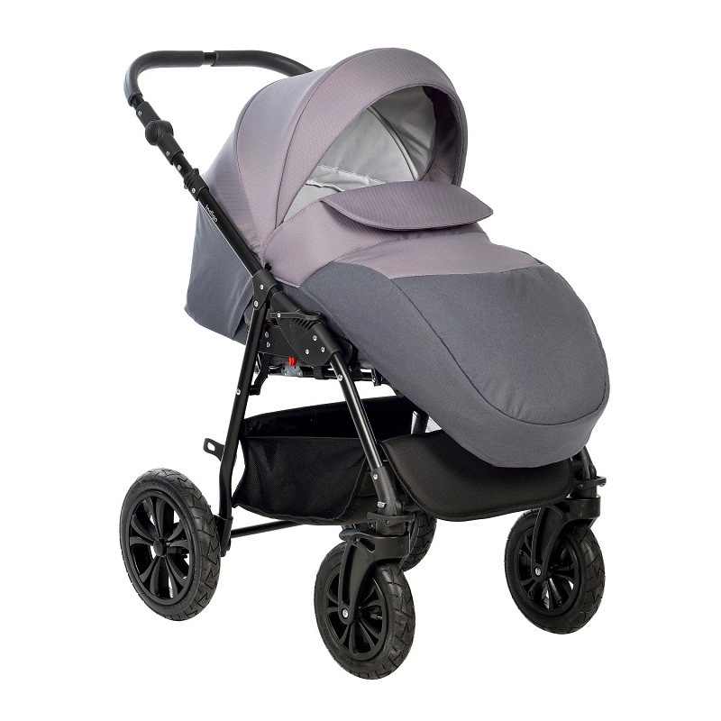 Коляска 2 в 1 Indigo CHARLOTTE Sity  т.серый+фиолетовый ygepvrvwcr542imk1gz62nnobnfnl6az