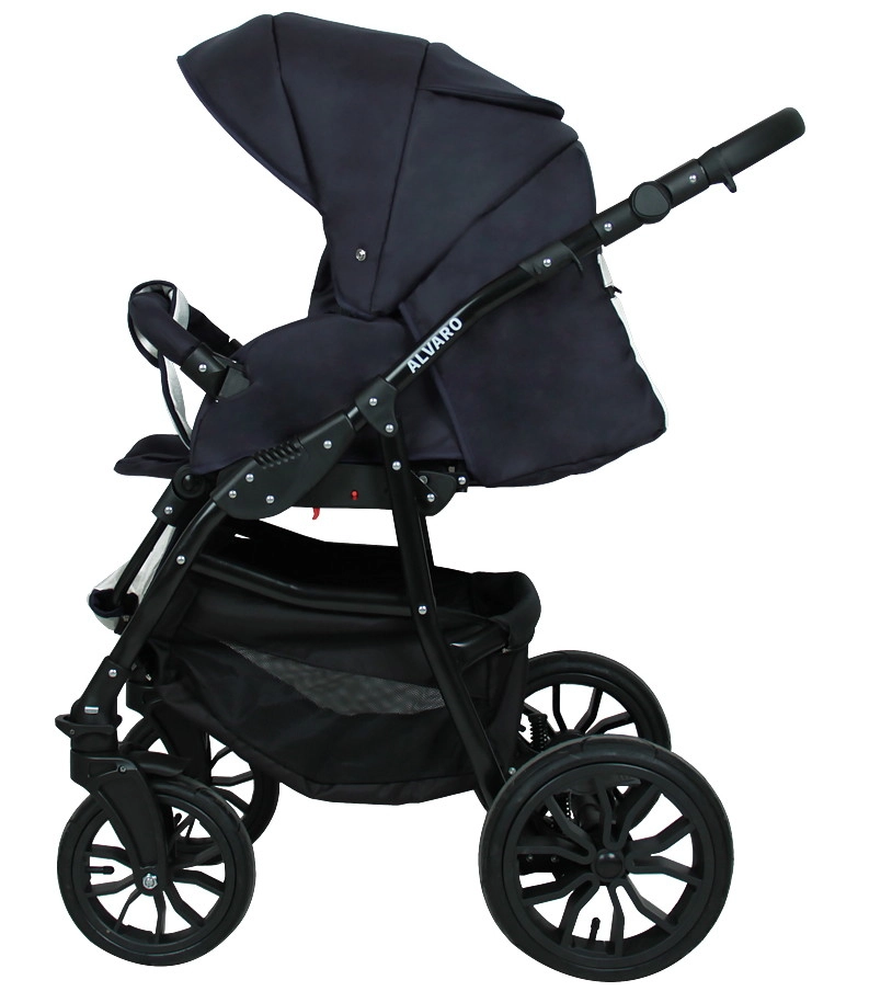 Коляска 2в1 Alis ALVARO т.синий+белая кожа l9m3veibuvof1mdupwpdhxiu079sdstf