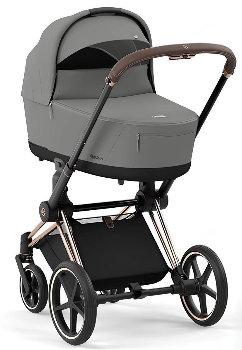 Коляска 2 в 1 Cybex Priam IV (шасси Rosegold) Mirage Grey xaxp47e3geink20l9a1mct0zwod956ah