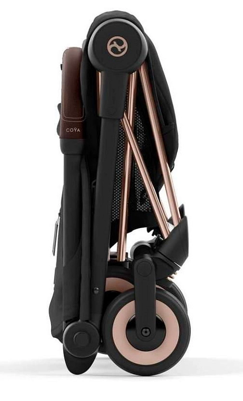 Прогулочная коляска Cybex Coya Sepia Black с дождевиком и бампером доп