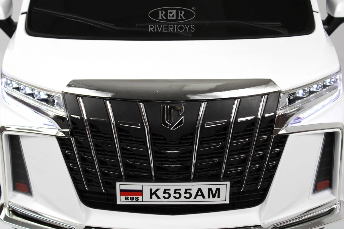 Детский электромобиль RiverToys K555AM белый r5n3do0jkykq7xhroba26yhomhwlsly9