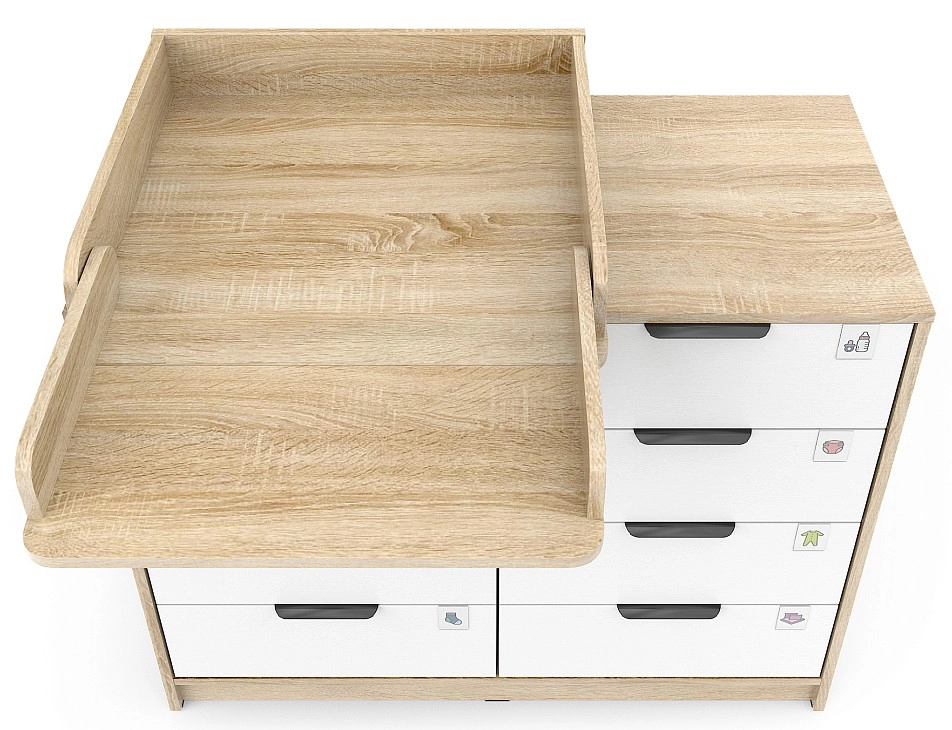 Комод Pituso Kids Optimum ЛДСП Дуб сонома-белый c9fd8i274b6niysbonrxn9fytad8vtvb